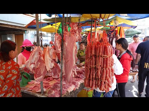My Travel Around Food, Cambodian Morning Market View, Chhbar Ampov Fresh Food Market