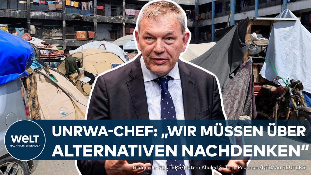 UN-HILFSWERK VOR DEM AUS?: UNRWA-Chef Lazzarini denkt über Auflösung des Palästinenserwerks nach!