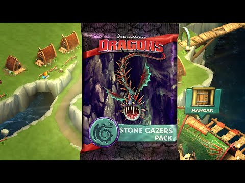 The STONE GAZERS PACK and getting all its dragons - Dragons:Rise of Berk