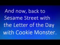 Sesame Street Coming Up Next Promo The Letter Of The Day 2002