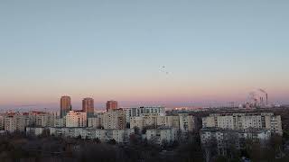 sunset over Asmita Garden