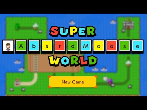 SUPER AbsrdMoose WORLD👉Full Game!💥Super Mario Maker 2🍄✹Switch✹ #brr