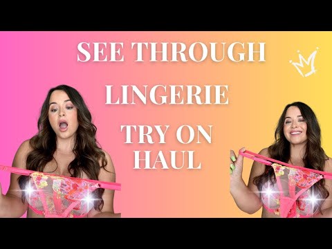 BEST TRANSPARENT TRY ON Haul with Mirror View Marie Try On