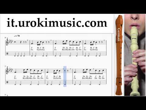 Corso di Flauto Dolce G. Silentó - Watch Me (Whip/Nae Nae) Tablature Tab um-b276