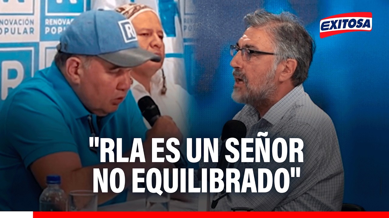 🔴🔵 Candidato de Primero La Gente critica a RLA por pedir arresto del jefe de la ONPE