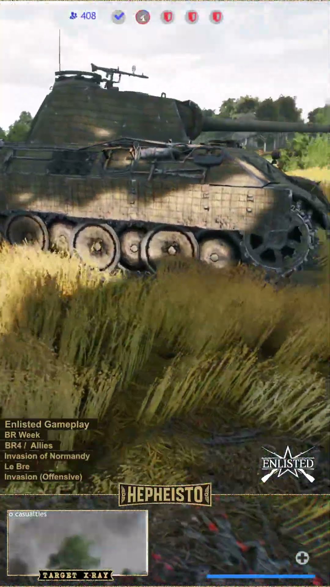 Partisan eliminates Panther A with TNT Charges