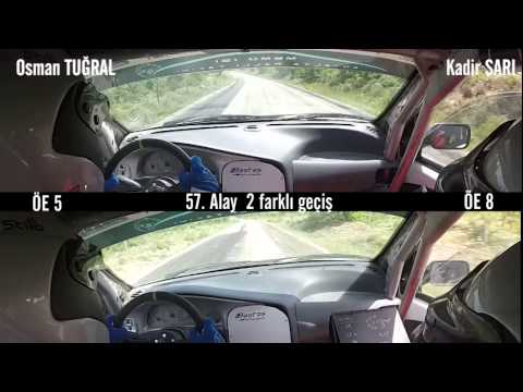 100. Yıl Çanakkale Rallisi - Osman Tuğral, Kadir Sarı 2 Farklı Geçiş