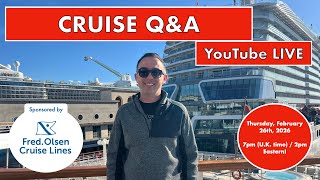 Cruise Q&A, and 'Setting Sail at 60' Catch Up! YouTube LIVE!