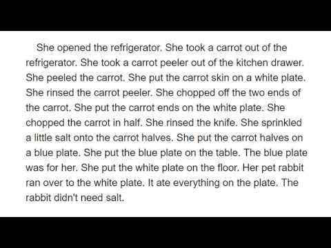 English Listening Practice 015 - Peel A Carrot