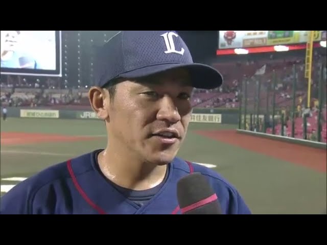 ライオンズ・脇谷選手ヒーローインタビュー 2015/8/6 E-L