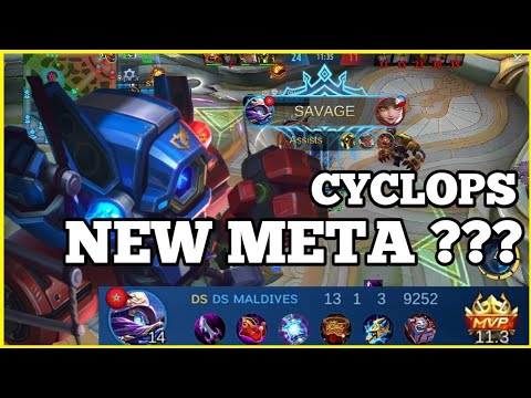 NEW META NGA BA ??? SAVAGE!!! CYCLOPS HYPER CARRY MAGE | RANK GAMEPLAY | PANOORIN - MLBB