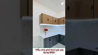 Mẫu nhà phố 4×12 1 trệt 2 lầu