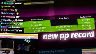 NEW OSU PP RECORD 1800PP