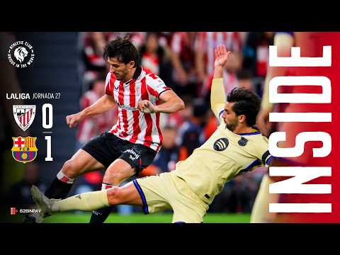 Imagen de portada del video INSIDE I Athletic Club 0-1 FC Barcelona I LaLiga 2025/26 J27