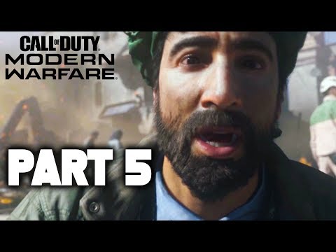 MODERN WARFARE Walkthrough Gameplay Part 5 - Campaign Mission 5 FULL GAME (Call of Duty 2019)
