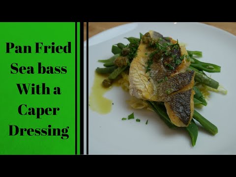 Sea bass with a Caper Dressing | Quick| Healthy| KETO| LOW CARB