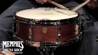 Video thumbnail for Ludwig 14 x 5 Legacy Mahogany Snare Drum by Memphis Drum Shop