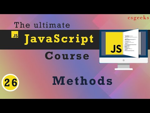JavaScript Tutorial 26 Methods