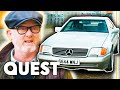 Drew Makes An Easy Profit By Just Cleaning A Mercedes Benz 500SL | Salvage Hunters: Classic Cars