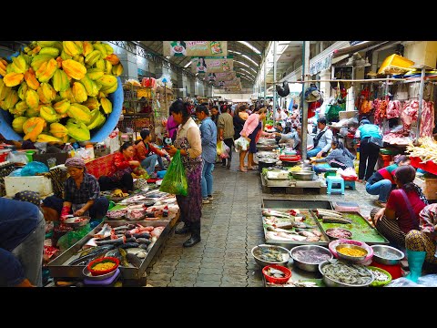 Boeung Trabaek Market Food Scense - Cambodian Street Food Tour