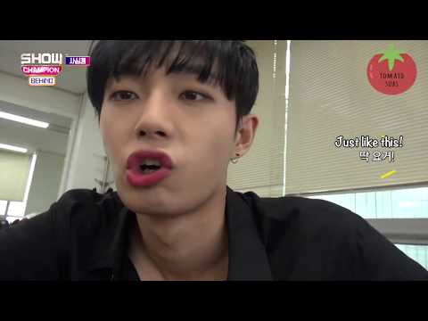 [ENG SUB] Yongguk X Shihyun Show Champion behind (profile writing #2)