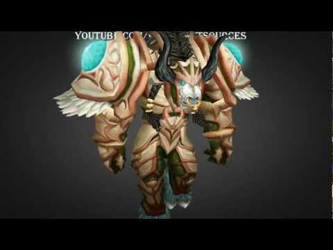 Tauren Druid Tier 4 armor set - T4 - Malorne Harness / Raiment / Regalia