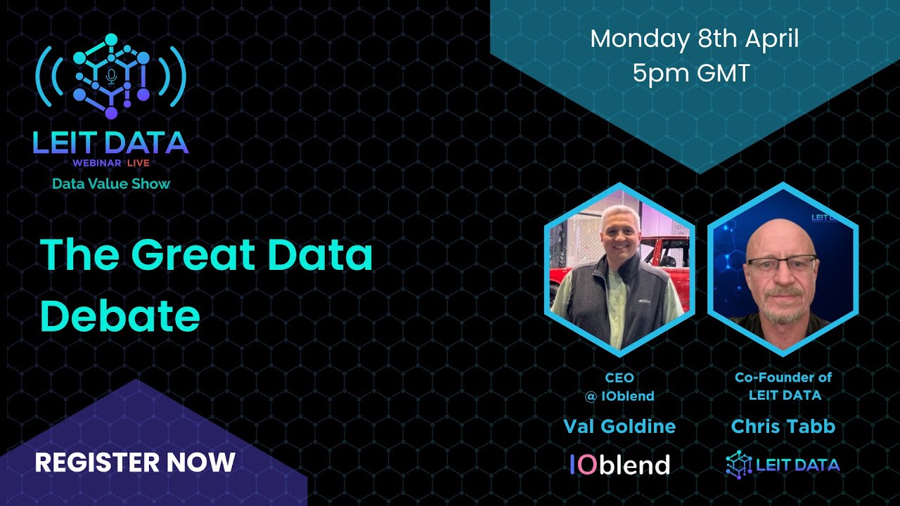 The Great Data Debate IOblend podcast