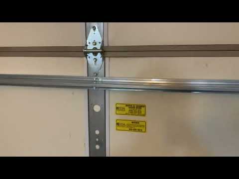 Buckling Garage Door 20$ solution, Jan2022