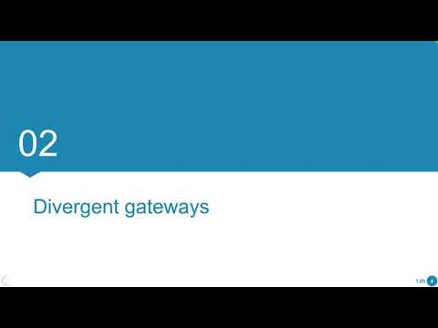 BPM course: 1. Introduction | Divergent gateways 1.05 02
