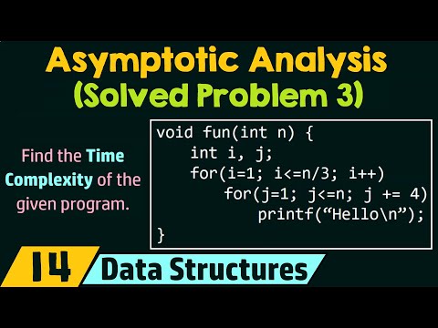 Asymptotic Analysis Solved Problem 3