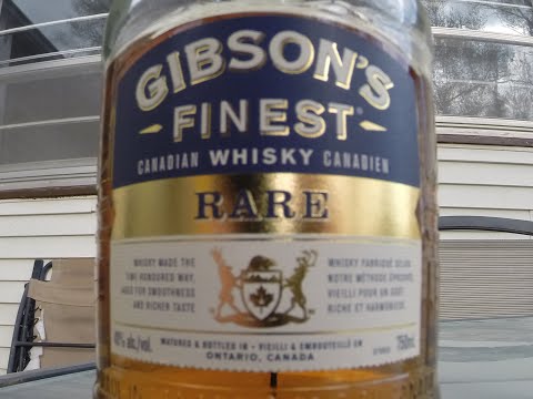 Whisk'e'y Review 187, Gibson's Finest 12 Year Old Canadian Whisky 'Rare'
