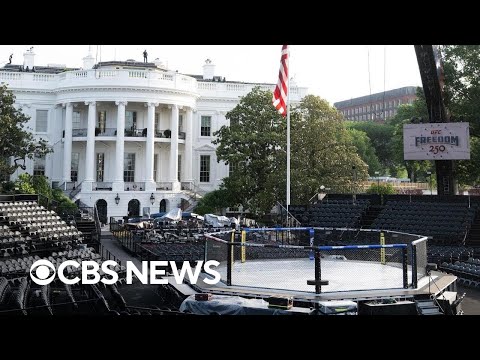 What it takes to host a UFC event on the White House Lawn