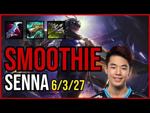 SMOOTHIE - SENNA vs. LEONA Support | NA RANKED | PATCH 11.2