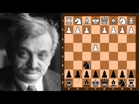 Emanuel Lasker's ONLY SERIOUS ALEKHINE'S DEFENCE || Geza Maroczy vs Emanuel Lasker || New York 1924