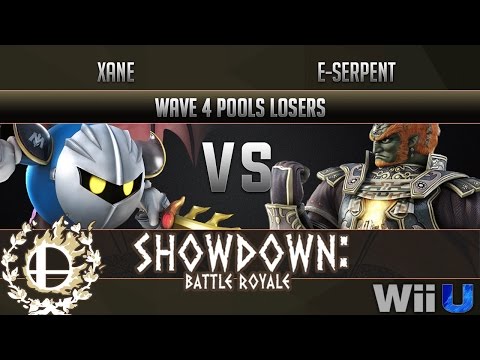 Showdown Battle Royale WAVE 4 POOLS LOSERS - Xane (Meta Knight) vs E-Serpent (Ganondorf)