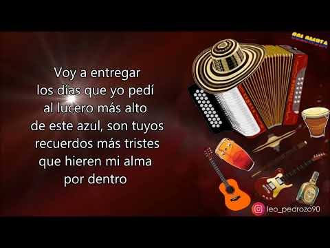 No Me Duele Recordarte - Los Hermanos Zuleta - Letra