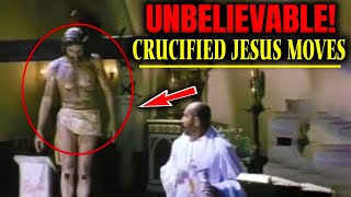 Crucified Jesus Moves During Mass, The Priest Trembled When Received Shocking Words After That