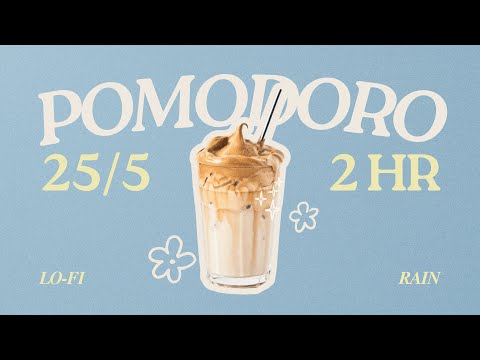 𝓖𝓻𝓮𝓮𝓴 𝓕𝓻𝓪𝓹𝓹𝓮 💙 2HR 25/5 pomodoro timer☕ | cozy lofi music | study with me