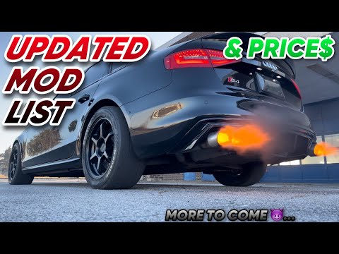 B8.5 Audi S4 Mod List & Cost UPDATE!