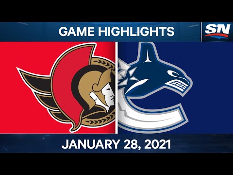 NHL Game Highlights | Senators vs. Canucks - Jan. 28, 2021
