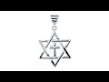 Messianic Star Of David And Cross Necklace
