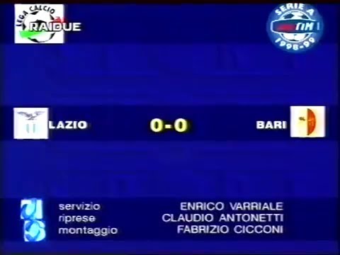 1998-99 (2a - 20-09-1998) Lazio-Bari 0-0 Servizio D.S.Rai2
