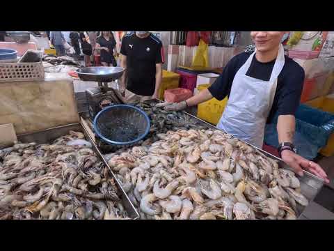 China Town Wet Market Singapore | Live EEL | Live Fish | Live Crab | Life In Singapore