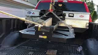 5th Wheel Hitch Removal with Engine Hoist/Crane with Load Leveler