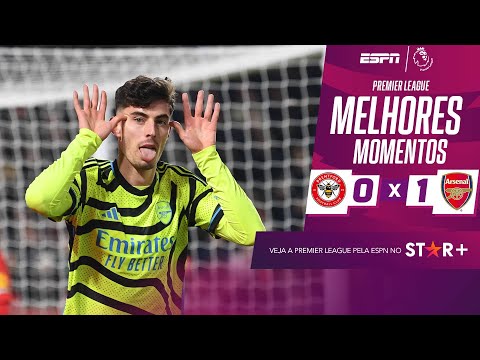 Gols e lances de Brentford x Arsenal