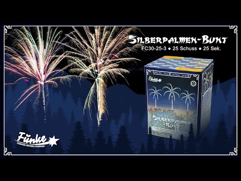 Funke "Silberpalmen-Bunt" - Cakebox 25Sh 30mm [Batch 2021]