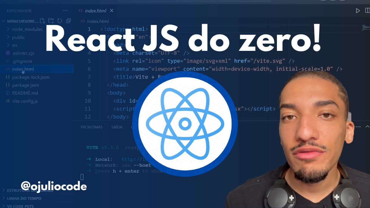 Começando com React em 2024! (aprender REACT JS)