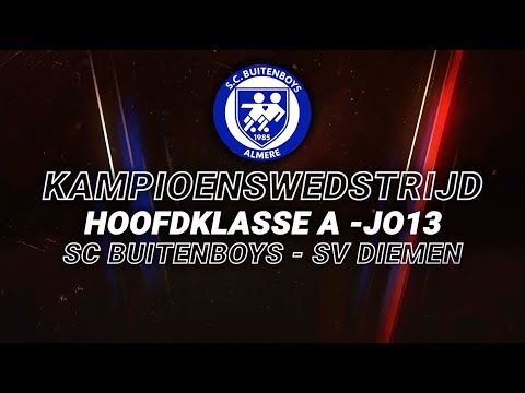 SC BUITENBOYS JO13-3   SV DIEMEN JO13-1