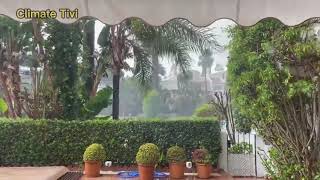 Tornado in Marbella Spain today! A storm caused extensive damage.!!!