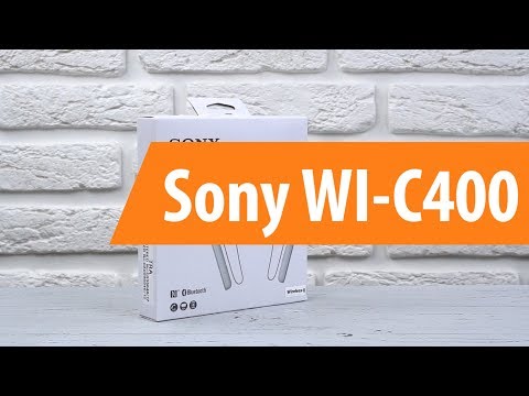Наушники Sony WI-C400 WZ белый - Видео